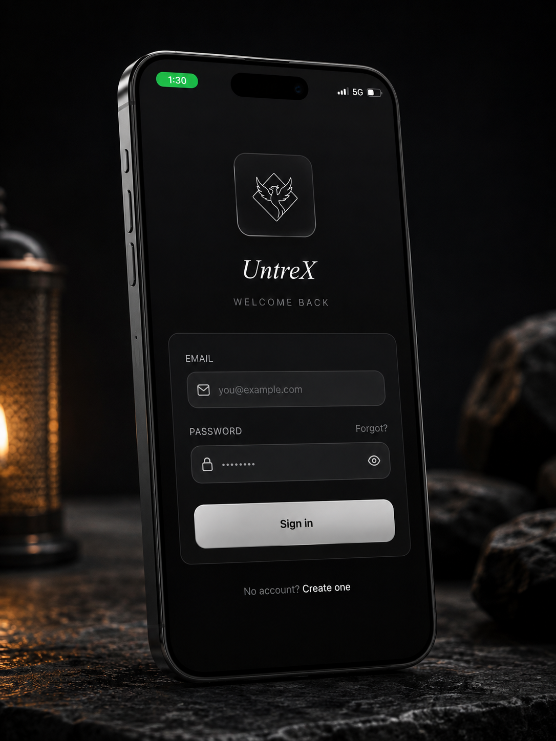 UntreX Your story begins
with you. screen